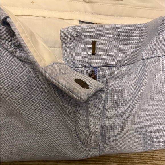 J. Crew Factory blue Oxford shorts - Picture 7 of 9